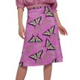 thumbnail image 4 of Moomaya Jupe Imprimée pour Femmes en Poly Spandex Tenue Décontractée Jupe d'Été pour Filles, 4 of 5