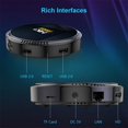 thumbnail image 5 of Hk1 Rbox H8 Décodeur H618 android 12.0 Hd WiFi Double Bande6 Bluetooth 5.0 avec RC Noir 4 Go+64 Go Prise UE, 5 of 5