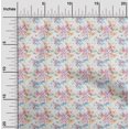 thumbnail image 2 of oneOone Tissu Rayonne Bleu Sarcelle Abstrait Matériel de Robe Tissu Imprimé Tissu au Mètre 56 Pouces de Large, 2 of 5