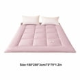 thumbnail image 3 of SLYNSHome Liquidation Protège-Matelas Format Simple Dessus Coussin Respirant Surmatelas 70x79x1.2 Pouces Housse de Matelas - Violet, 3 of 8