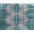 thumbnail image 4 of oneOone Georgette Viscose Fabric Triangle & Hexagon Geometric Decor Fabric Printed BTY 42 Inch Wide, 4 of 4