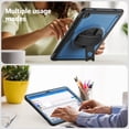 thumbnail image 4 of [PST] Samsung Galaxy Tab A11+ Plus / A9+ Plus Defender Case SM-X230 SM-X210, Shockproof Heavy Duty Rugged Kickstand Case with Hand Strap, 4 of 4