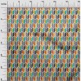 thumbnail image 3 of oneOone Silk Tabby Orange Fabric Geometric Fabric For Sewing Printed Craft Fabric By The Yard 42 Inch Wide, 3 of 4