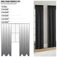 thumbnail image 2 of Mainstays 4 of a Kind Blackout Window Curtains Panels, Set of 4, White, 28" W x 84" L, 2 of 5