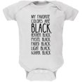 thumbnail image 1 of Halloween My Favorite Colors are Black Soft Baby One Piece, 1 of 1