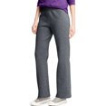 thumbnail image 1 of Hanes Womens ComfortSoft EcoSmart Open Leg Fleece Sweatpants, M, Slate Heather, 1 of 3