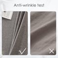 thumbnail image 2 of BALCONY & FALCON Water Resistant Faux Linen Tablecloth, 55'' x 71'', Gray, Outdoor Dining, Tablecloth, 2 of 6