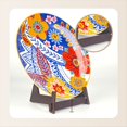 thumbnail image 4 of Solid Wood Base Pu' Er Tea Shelf Tea Saucer Tea Cake Plate Display Rack Support,1 x Display rack,Wood Color, 4 of 6
