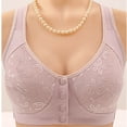 thumbnail image 2 of Yuzhih Seamless Front Closure Bras for Women with Soft Support Full Coverage Everyday Bra Non-padded Wireless Bralette, 2 of 6
