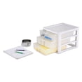 thumbnail image 3 of Sterilite ClearView Empilage 3 Tiroirs Système de Rangement, (24 Pack), 3 of 5