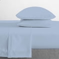 thumbnail image 3 of Johnson Home 500 Thread Count Cotton Sheet Set Sky Blue (Queen), 3 of 5