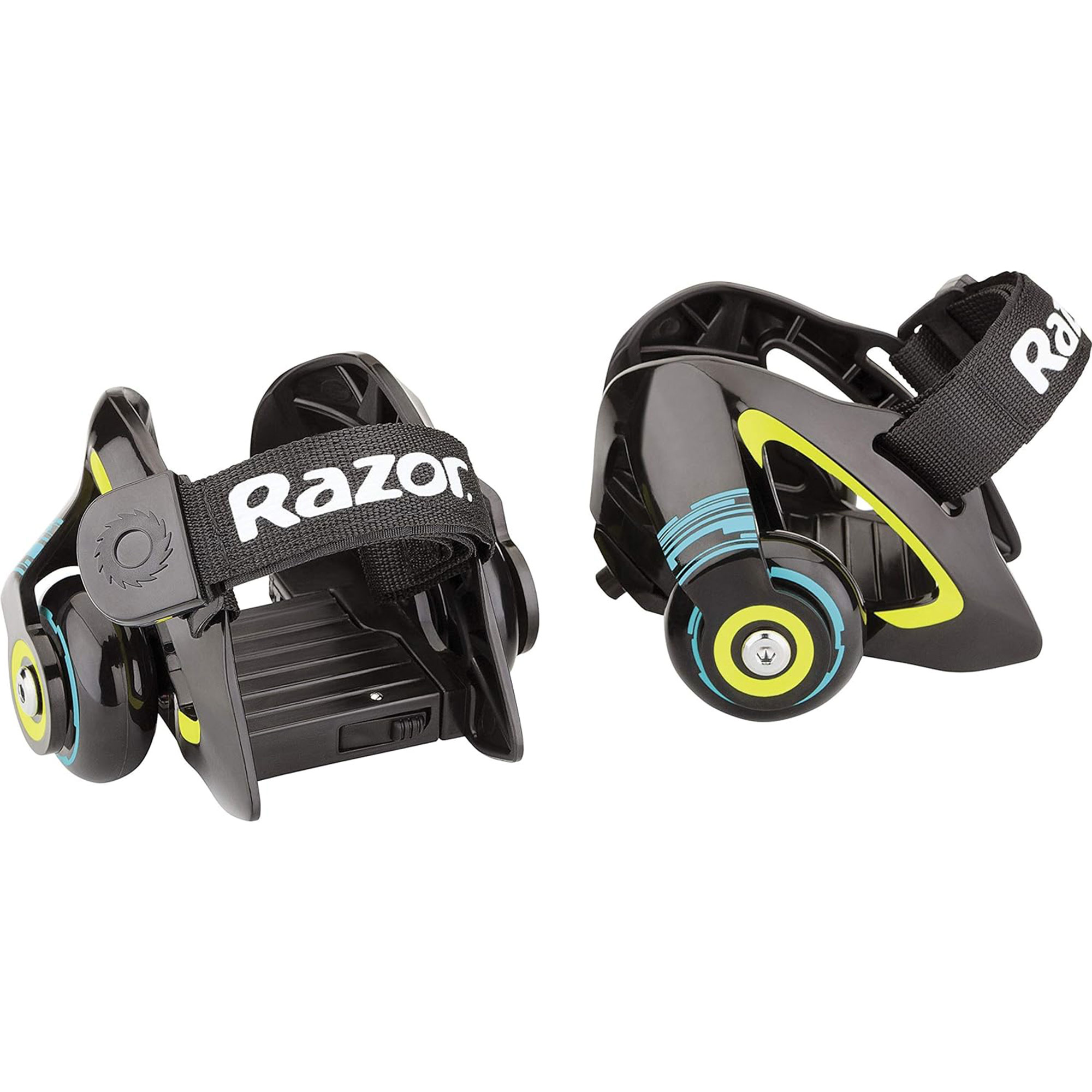 Razor Heavy Duty Jetts Heel Wheels w/Included Spark Pads & Skid Pads, Green
