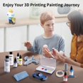 thumbnail image 2 of ANYCUBIC 3D Printer Accessories, Multifunctional 3D Models Painting Set with Acrylic Paint kit 5 Colors, Primer, Topcoat, and Painting Tools, Miniatures Painting for, 2 of 8