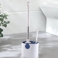 thumbnail image 1 of Birdeem Toilet Bowl Cleaner, Toilet Bowl Brush, Toilet Brush With, Bathroom Toilet Bowl Brush Set, Non-Slip Handle, Wall Mounted/Floor Standing, Toilet Bowl Cleaner Brush, Toilet Brush Set, 1 of 6