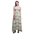 thumbnail image 1 of Bimba Tie-Dye Ladies Printed Resort Maxi DrawstringDressSpaghetti Strap Beach Wear-Medium, 1 of 1