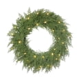 thumbnail image 1 of Holiday Time couronne de cèdre pré-éclairée de 61 cm, Vert, 1 of 6