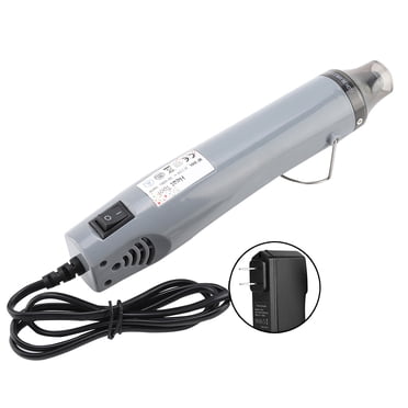 300W Electric Power Tool Hot Air Heat Gun Embossing Multi-Purpose Heating (Grey US 220V)