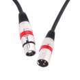 thumbnail image 3 of 3Pin Xlr Cable Male To Female M/F Audio Cord Shielded Cable For Microphone Mixer 1M, 3Pin Xlr Cable, 3 of 6