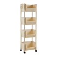 thumbnail image 1 of Kitchen Storage Trolley - 4-Tier Cart for Kitchen/Bedroom/Bathroom - Versatile & Easy to Clean, 1 of 6