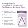 thumbnail image 4 of Almay Biodegradable Longwear & Waterproof Eye Makeup Remover Pads, Biodegradable Wipes for Waterproof Makeup, 4 of 6