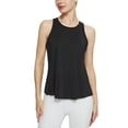 thumbnail image 1 of Timegard Camisoles d'Entraînement pour Femmes Col Rond Chandails de Course Athlétiques Décontractés Couleur Unie Sans Manches, 1 of 7