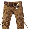 thumbnail image 4 of CEHVOM Pantalon Décontracté pour Homme, Ample, à Multiples Poches, Délavé, Extérieur, Pantalon, 4 of 4