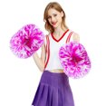 thumbnail image 2 of Cheerleading Handheld Colorful Flowers Sports Activities Performance Cheering Supplies Round Colorful Practical Material Lightweight Handle Design Off, 2 of 4