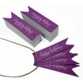 thumbnail image 3 of Inkdotpot Pack Of 50 Happy Birthday Favor Paper Tags Craft Real Silver Foil Hang Tags, 3 of 6