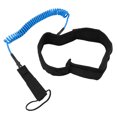 thumbnail image 1 of 10ft Surf Leash, 7mm TPU High Strength Adjustable Touch ,Fastener Paddleboard Leash for Small and Medium Sized Waves, 1 of 7