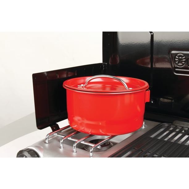 Coleman Tabletop 2 in 1 Camping Grill/Stove, 2 Adjustable Burners