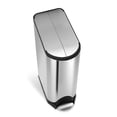 thumbnail image 3 of Simplehuman 12 Gal / 45 Liter Butterfly Step Trash Can Fingerprint-Proof Stainless Steel, 3 of 5