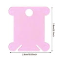 thumbnail image 2 of Hearth & Gear 2025 Multiple Color Options 200 Embroidery Bobbins Set Embroidery Thread Cards Bobbin White Embroidery Organizer For DIY Sewing String Organizer Embroidery Tools Stationery Paper And, 2 of 3
