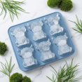 Mini Highland Cow Ice Cube Mold,Cute 3D Highland Cow Silicone Ice Cube ...