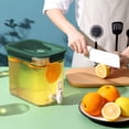 thumbnail image 1 of Nilvkv Large Capacity Plastic Beverage Dispenser Drink Dispenser with Tap Ice Lemonade Juice Container with Lid Fruit Teapot Lemonade Milk Bucket Drink Container, 1 of 6