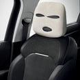 thumbnail image 5 of White Universal Car Headrest Cover Personalized Funny Car Interior Accessories Stretchy Headrest Cover Car Seat Headrest Protector Size 14.17 X 6.69 X 0.79 Inches, 5 of 5