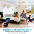 thumbnail image 2 of haoqian 8-Inch Bluetooth Ceiling Speaker System with A 2-Channel Wall Amplifier,400W Max Power Output Pair - Perfect for Clear Sound in Living Room, Office, Kitchen, Basement & Covered Patio, 2 of 4