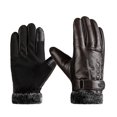 thumbnail image 1 of Kieccall Men's Split-Finger Winter Gloves - Thickened Windproof Warm Outdoor Riding Gloves for Cold Weather Sports, 1 of 8