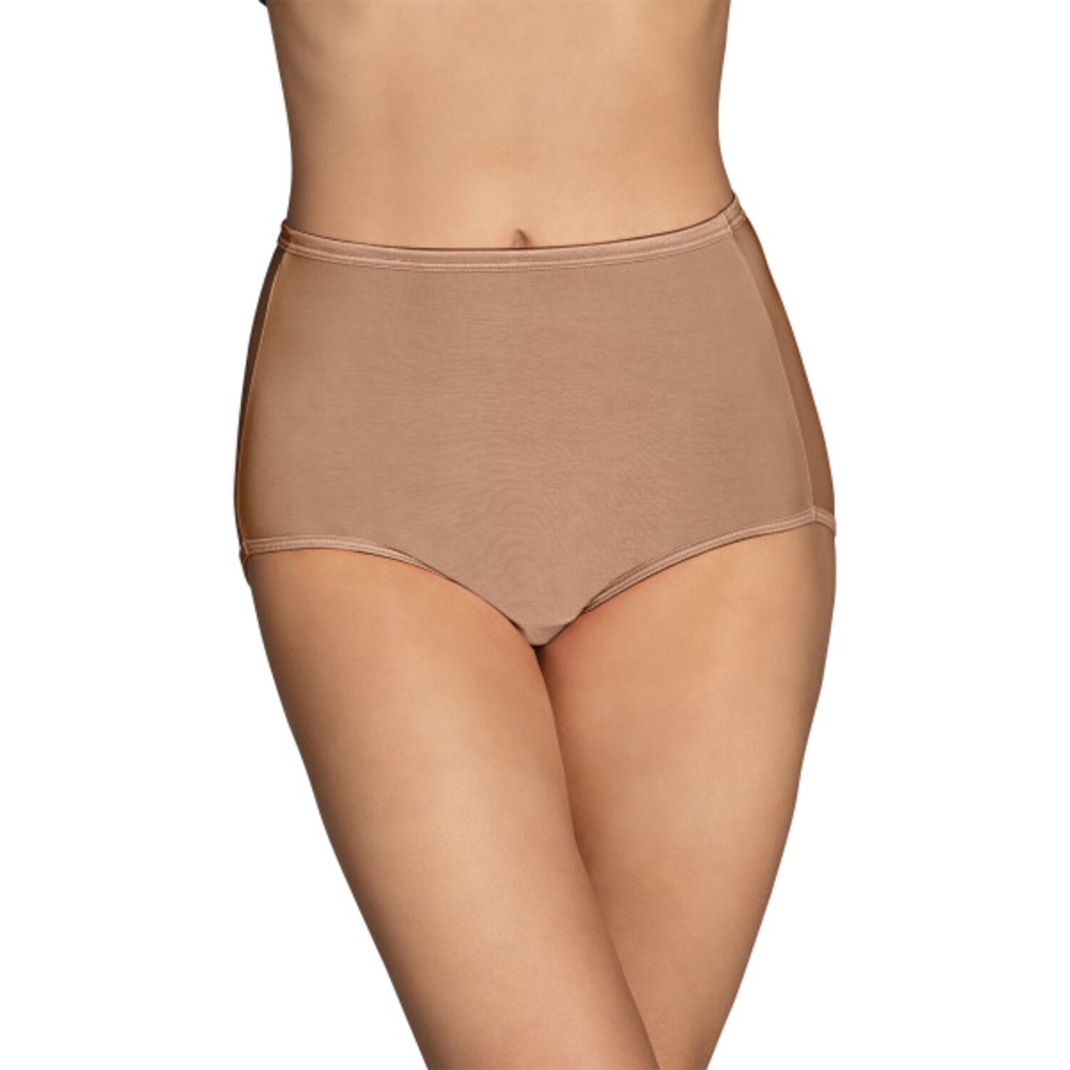 Vanity Fair Womens Body Shine Illumination Brief, 10, Totally Tan
