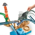 thumbnail image 3 of Hot Wheels Jurassic World Clash ‘N Crash Track Set, For Kids 3 Years Old & Up, 3 of 5