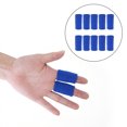 thumbnail image 3 of 10 Pieces/Set Portable Knuckle Sleeve Left Right Hand Elastic Breathable Knuckles Brace Protector Protective Gloves Sports Gear Blue, 3 of 9