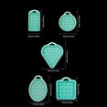thumbnail image 2 of 5PC Silicone Waffle Molds, Food Grade, Non-Stick, Oven/Microwave Safe, For Air Fryer/Baking/Cake, 2 of 5