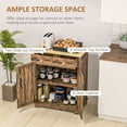 thumbnail image 4 of HOMCOM Kitchen Storage Cabinet, Sideboard Floor Cupboard with 2 Drawers, 4 of 10