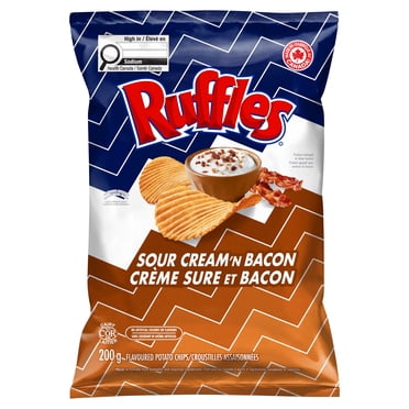 Ruffles Crème sure et bacon