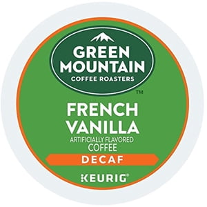 Green Mountain Flavored Vanilla Decaf Français Coffee 1 Boîte de 24 K-Cups