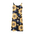 thumbnail image 5 of LOVZFMLL Dresses Women Casual Draw Back Printed Sleeveless Ruffle Lace-up Cold Shoulder Dress, 5 of 5