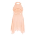 thumbnail image 2 of TSSOE Robes de Danse Ballet pour Filles Enfants Paillettes Costumes de Danse Moderne Contemporaine Robe Justaucorps Sans Manches Tenue de Danse Corail Rose 8, 2 of 5
