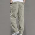 thumbnail image 4 of Cameland Pantalon Cargo pour Homme Ajusté Uni Droit Pantalon Décontracté de Plein Air Sport Salopettes Pantalon, 4 of 5