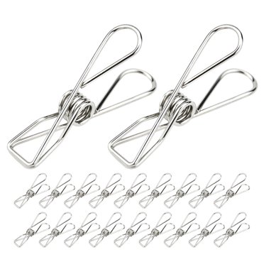 20 Pcs Pinces à Sacs à Puces Pinces à Sacs de Collations Pinces à Aliments Pinces à Sacs de Cuisine