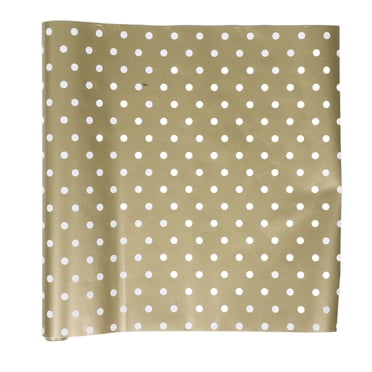 CIMAXIC Wedding Wrapping Paper Roll Present Wraps With Dots Reversible Paper For Wedding Mother Day Valentines Day Birthday Party Holiday Shower,118.11"X16.93"X0.04"