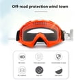thumbnail image 1 of Motorcycle Goggles Motocross Goggles Dirt Bike Goggles ATV Motorcycle Goggles Goggles Riding Goggles MTB Racing Protective Eyewear, 1 of 9
